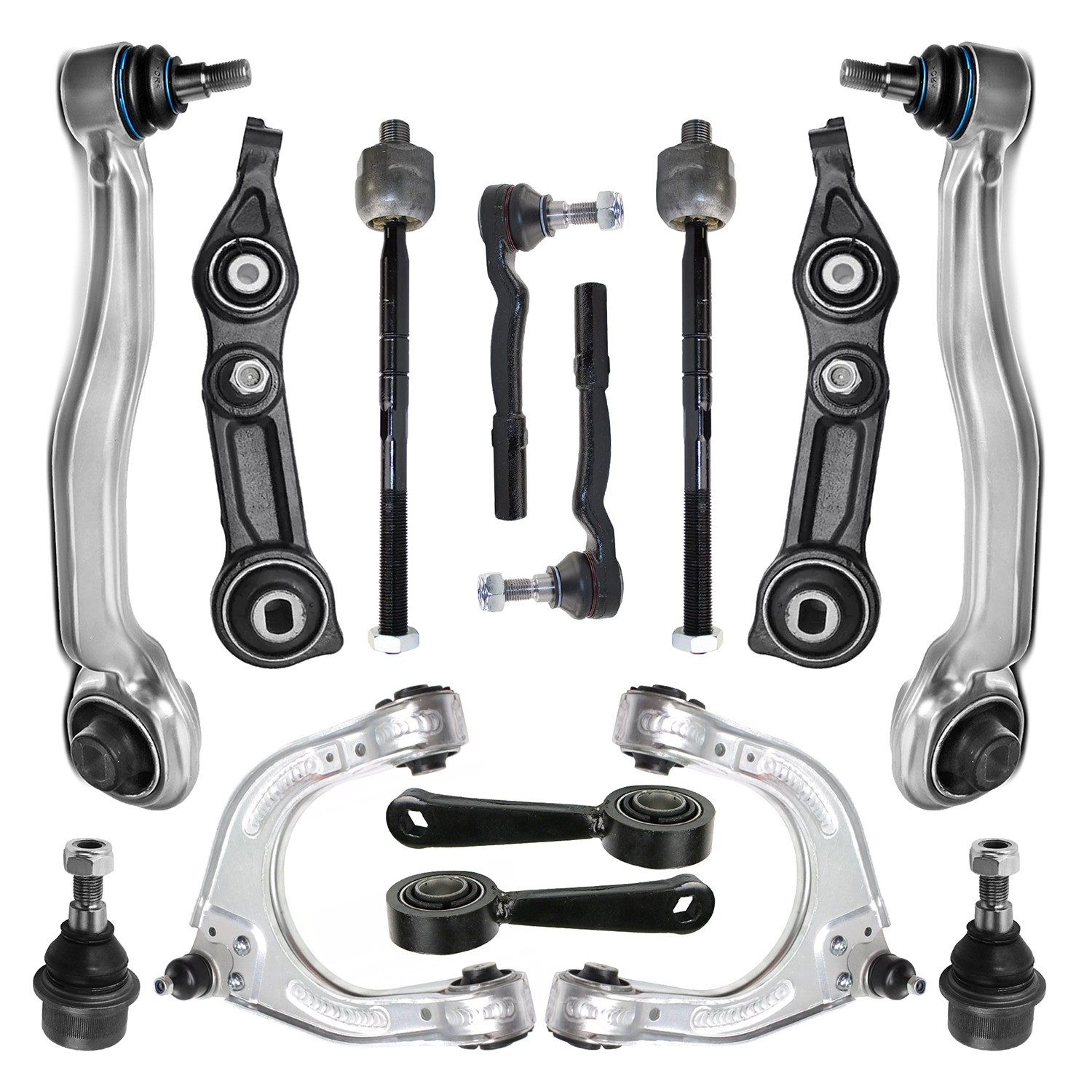 Front Control Arm Sway Bar Link Tie Rod Kit for Benz W211 C219 CLS500 CLS55 E500