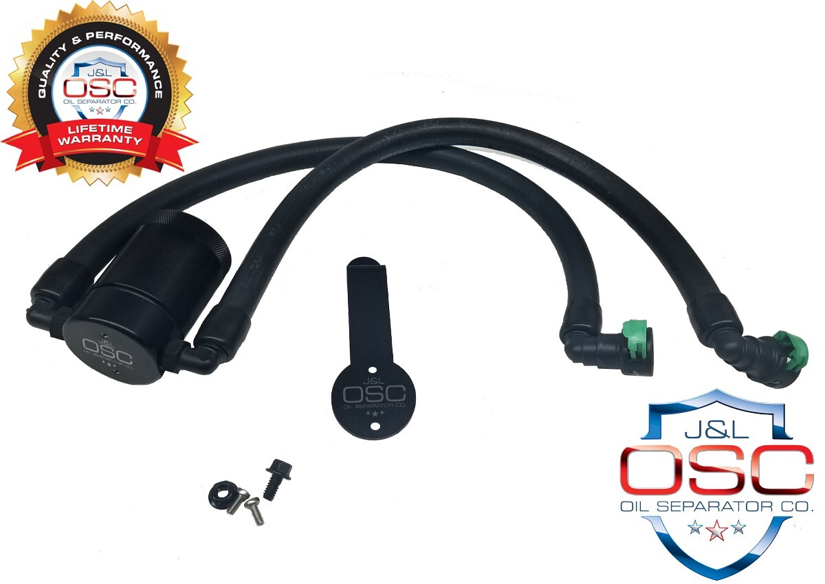 J&L OSC Oil Separator Fits 2015-2023 Ford Mustang EcoBoost