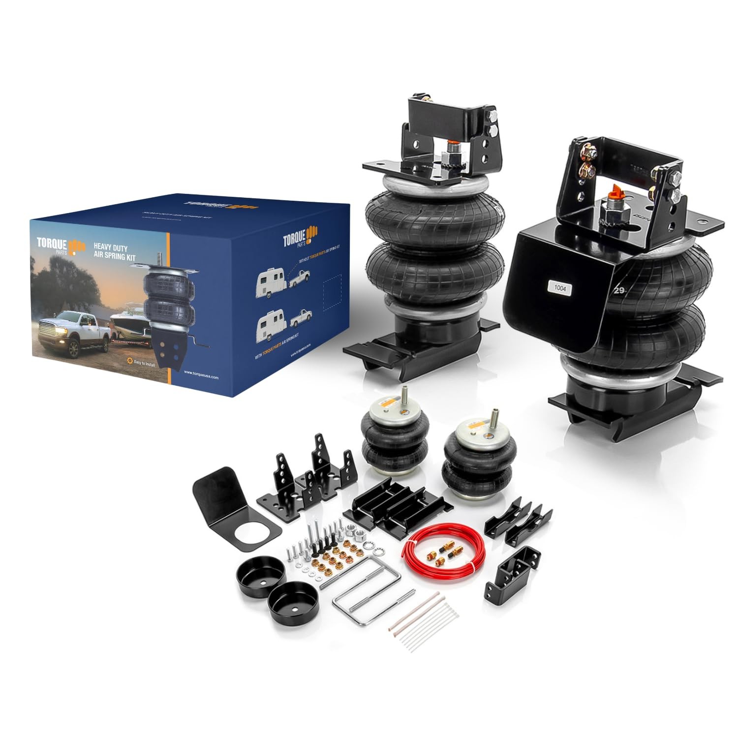 Air Suspension Kit for 2003-2013 Dodge Ram 2500, 3500 Replaces Firestone 2299