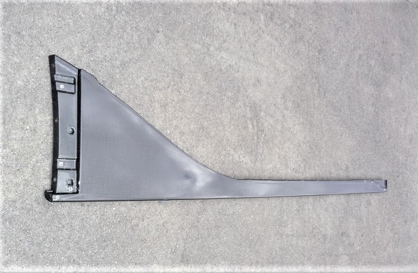 2008-2012 Bugatti Veyron 16:4 Left Rocker Molding Carbon Fiber 5B0803099A OEM