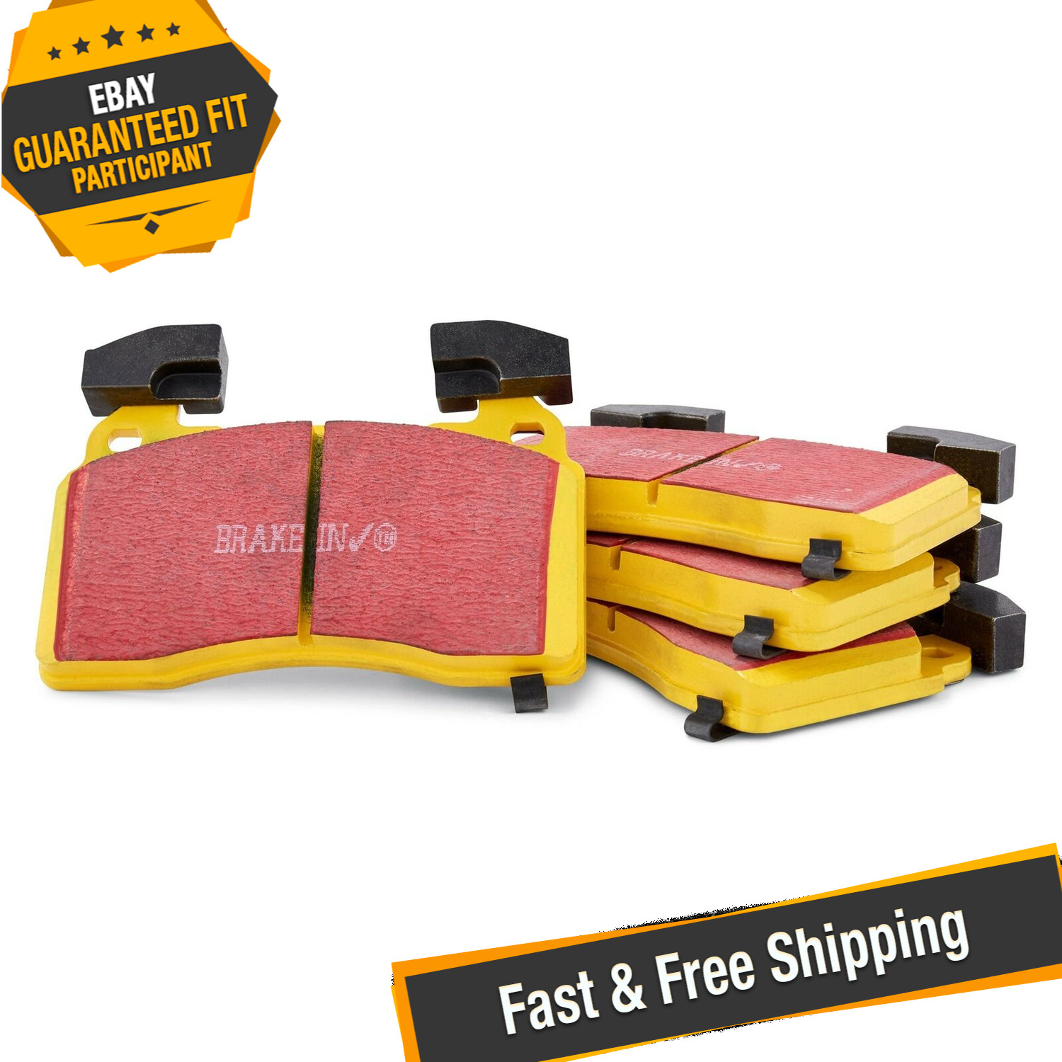 EBC DP41816R Yellowstuff Rear Brake Pads for 2007-2015 Toyota Tundra