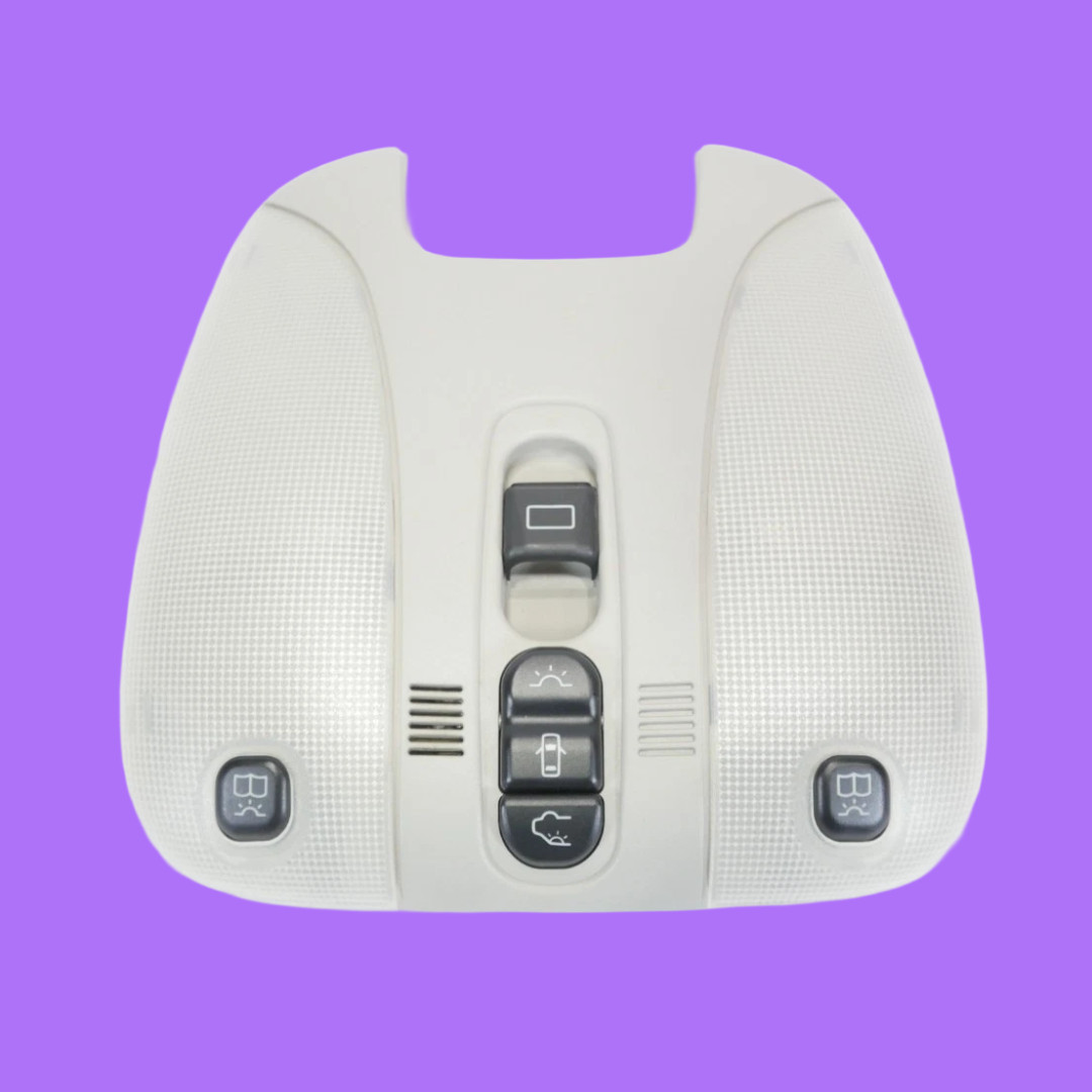🟩MERCEDES W220 W215 CL600 CL500 FRONT OVERHEAD DOME LIGHT SWITCH CONSOLE GRAY