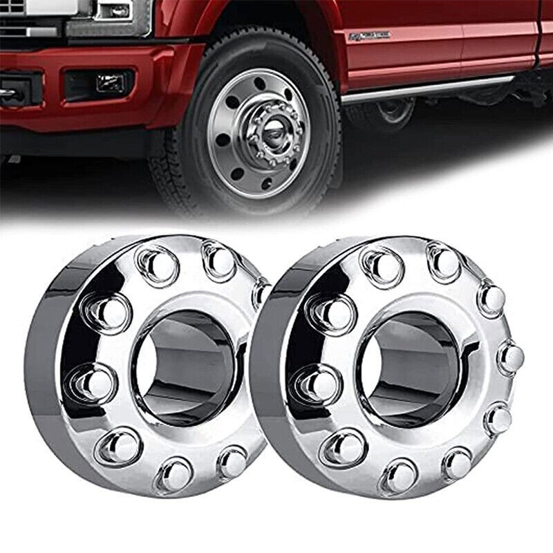 2Pcs Wheel Center Hub Caps Dually 10 Lug For 2005-2017 Ford F450 F550 Super Duty