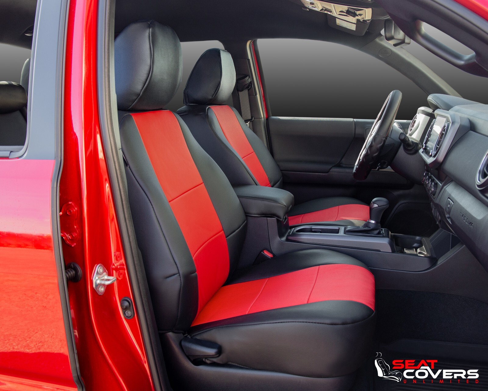 Seat Covers for 2012-2017 Toyota Camry Front Set in Custom Fit Leatherette