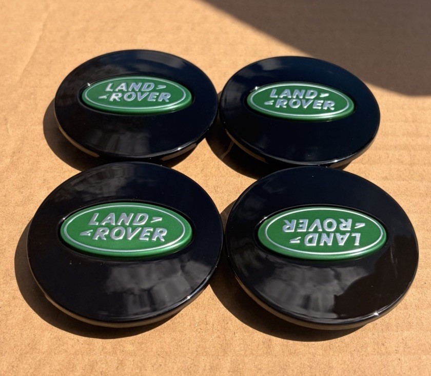 4x, Set of Land Rover Wheel Center Hub Caps, HSE Land Rover Center