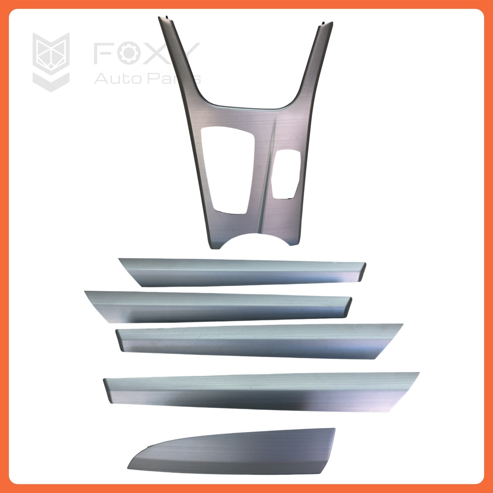 11-17 BMW X3 F25 X4 F26 Interior Aluminum Decorative Trim Panel Set OEM