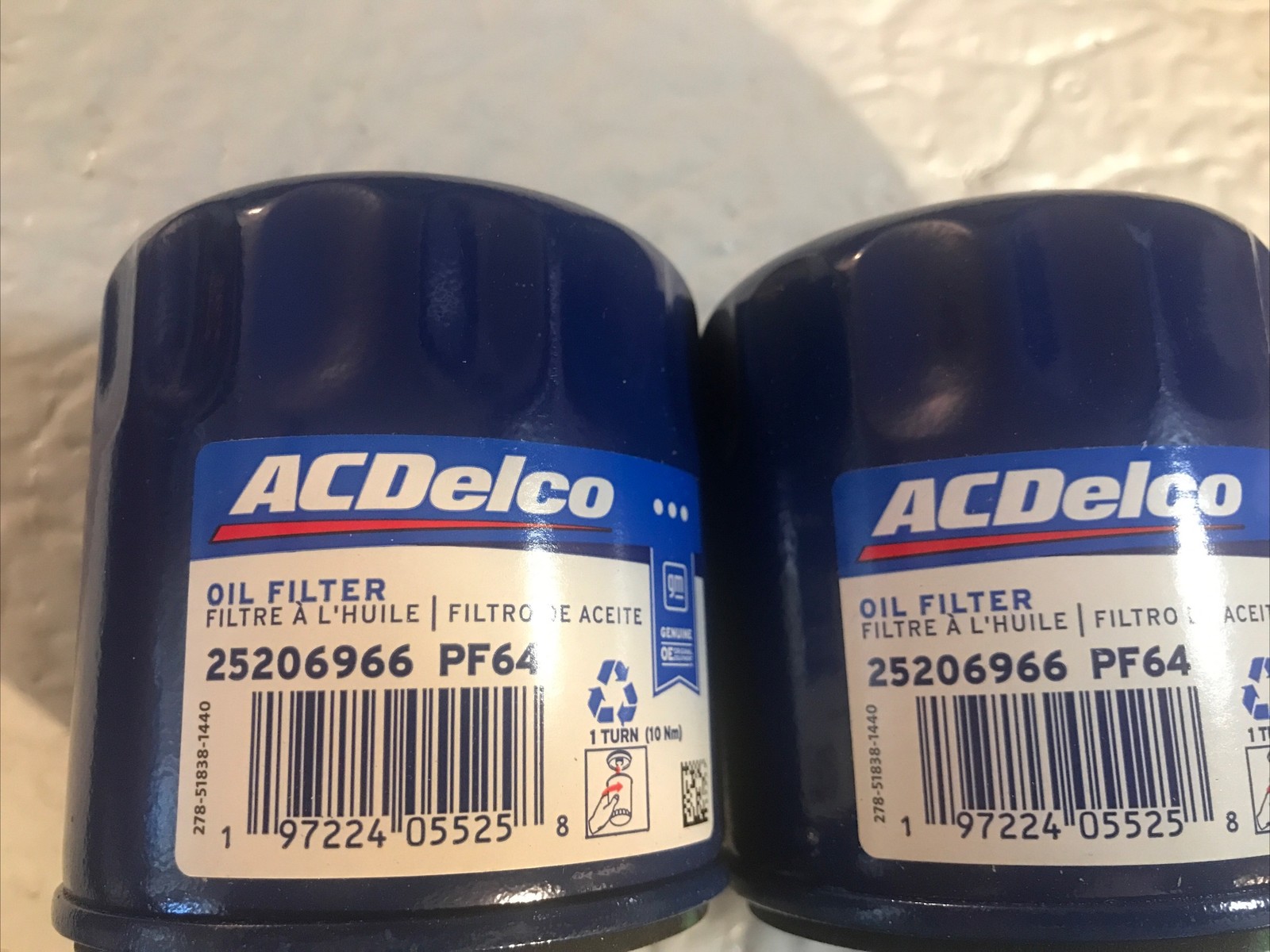 ACDelco Oil Filter GM Original Equipment PF64 (2 Pack) Ready To Ship NO BOX