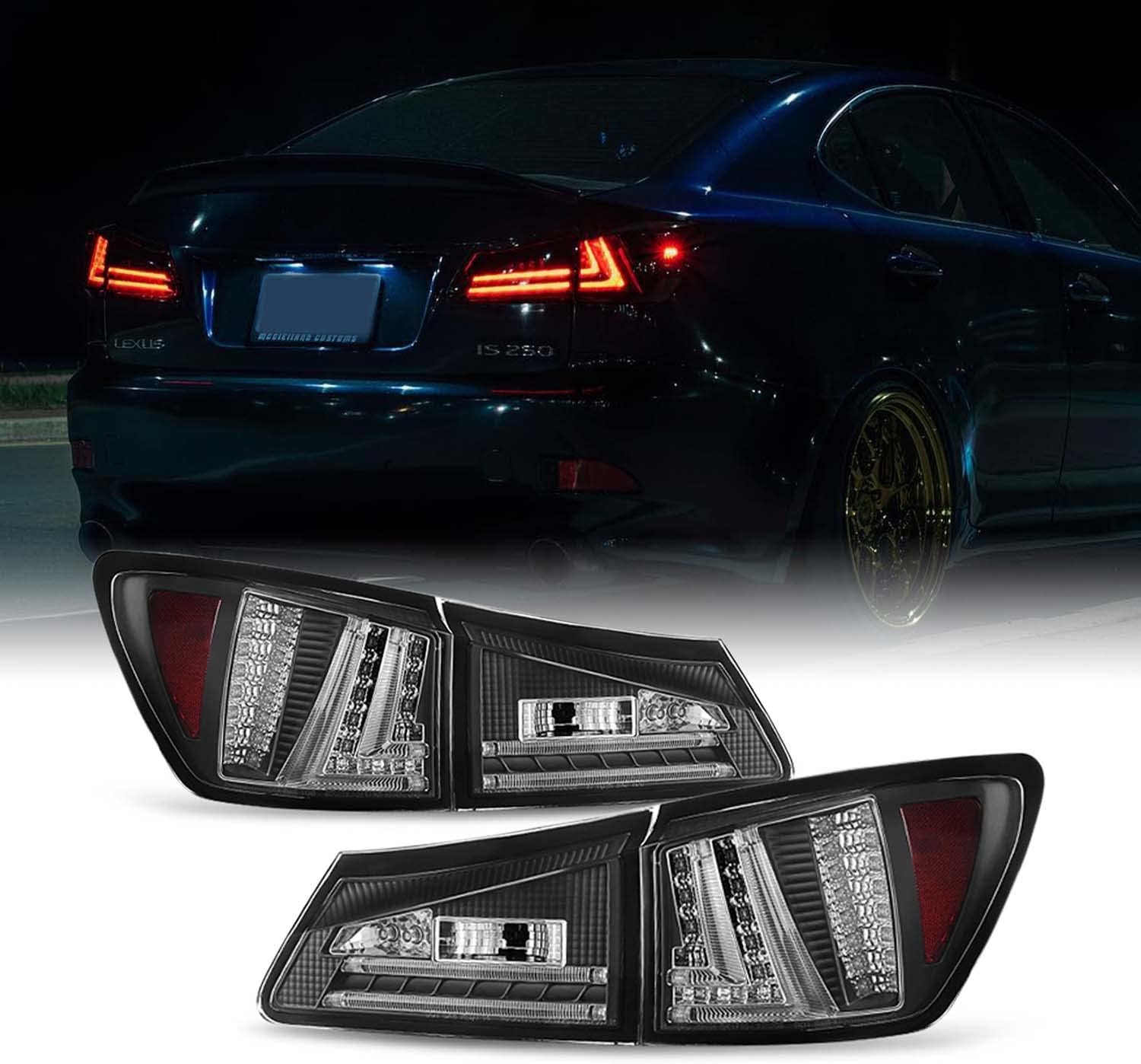 Akkon Tail Lights for 06-08 Lexus IS250, IS350 - NEW Akkon Tail Lights for 06-08 Lexus IS250, IS350 - NEW