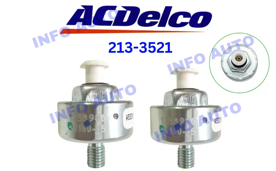 2PC Genuine 213-3521 Knock Sensor 12589867  Fit Chevy Silverado Express