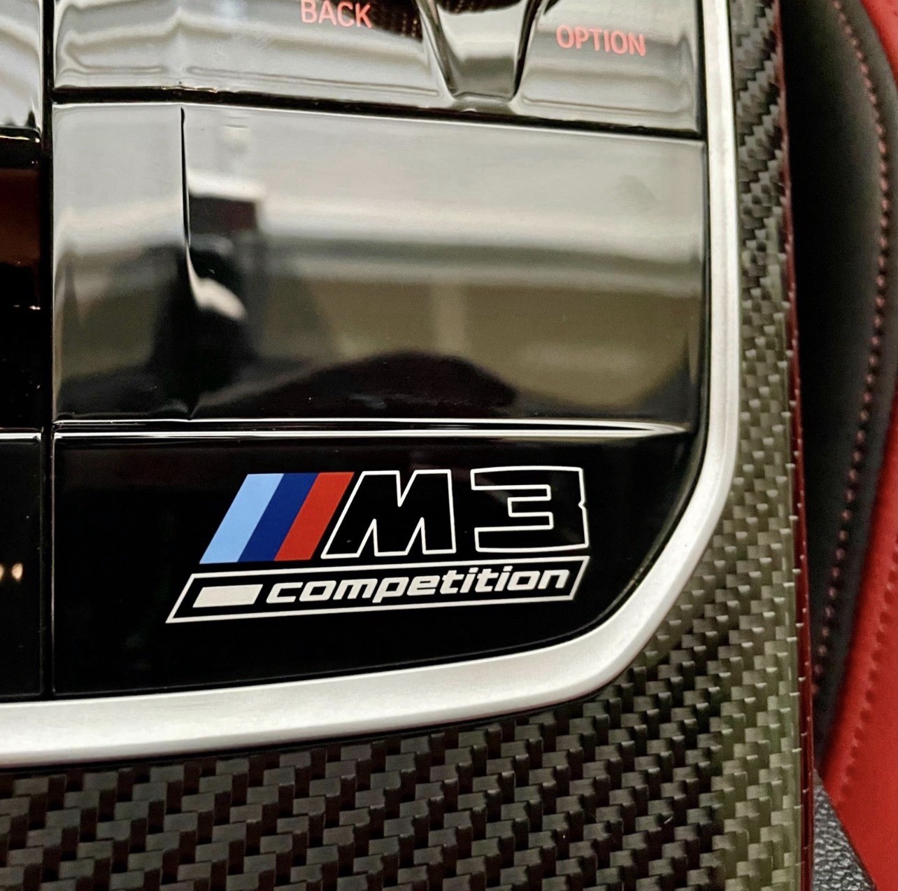 2020-2026 BMW G80 M3 Console Competition Emblem Logo Badge Genuine OEM💯