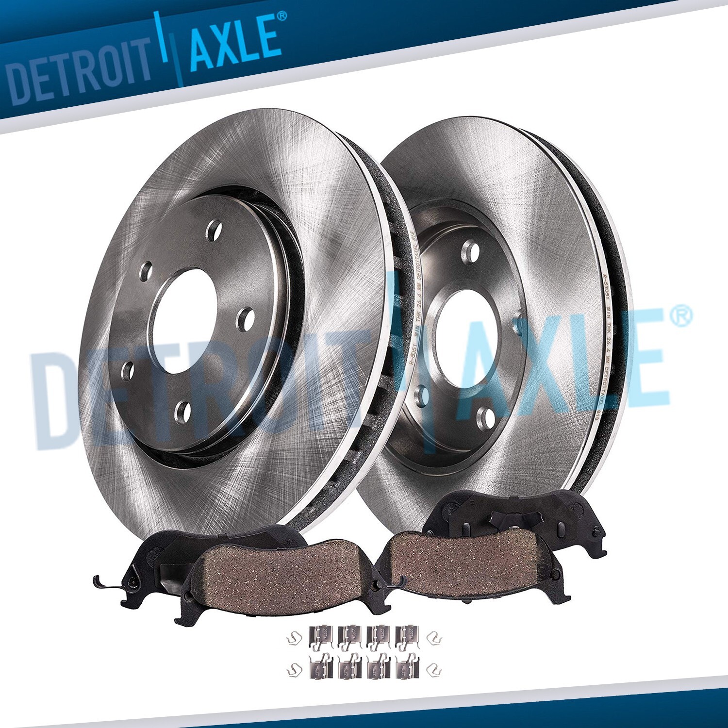 10.83 inch Front Disc Rotors Brake Pads for Toyota Corolla Matrix Scion xD Vibe