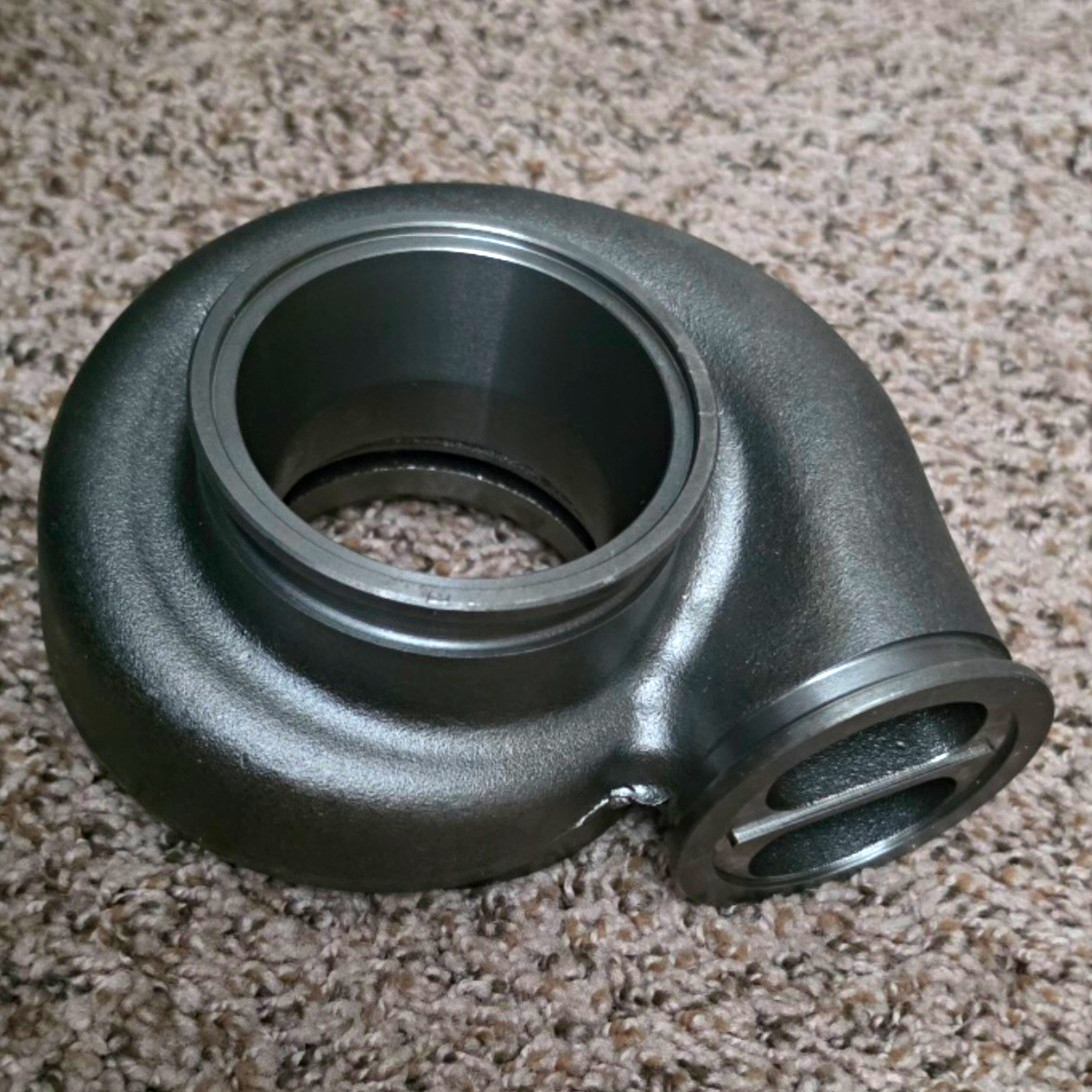 Custom Stainless Steel/Cast Dual Scroll Turbo Turbine Housing-A/R 1.01 (V-Band)