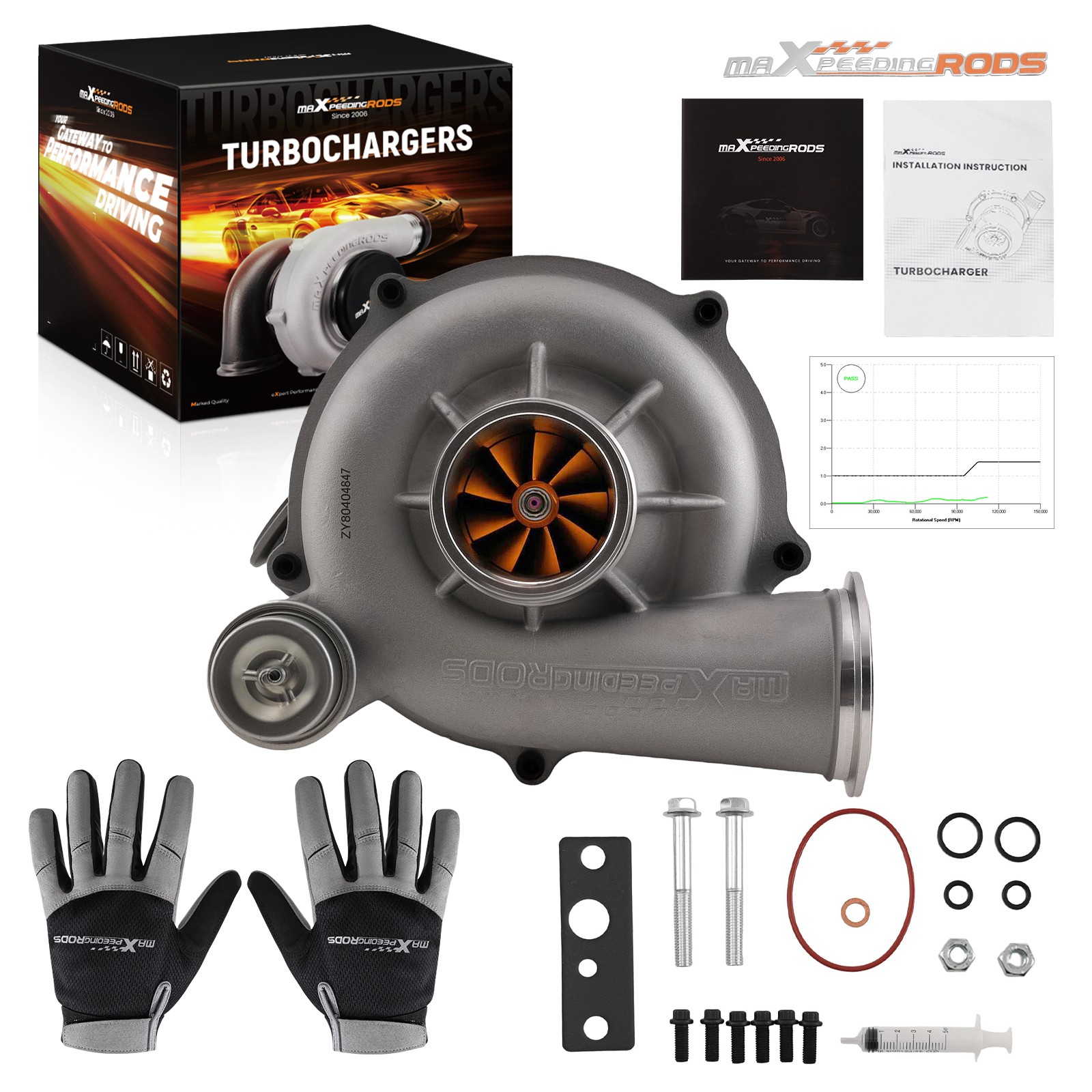 Upgraded Billet GTP38 Turbo For Ford 7.3L F-250 F-350 F-450 Powerstroke 99-2003