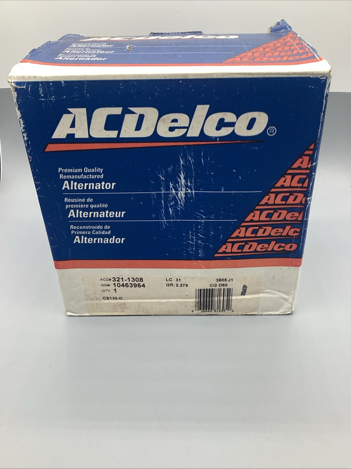 NOS Vintage ACDelco Alternator 10463964 321-1308