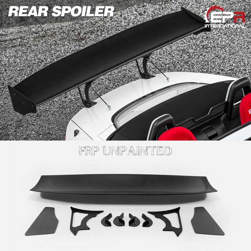 For Mazda Miata Roadster MX5 ND FRP Unpainted Rear GT Spoiler Wing Lip Bodykits