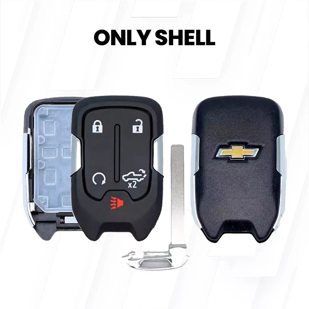 SHELL 2019-2022 CHEVROLET SILVERADO 5 BUTTON KEY FOB CASE SHELL REPLACEMENT