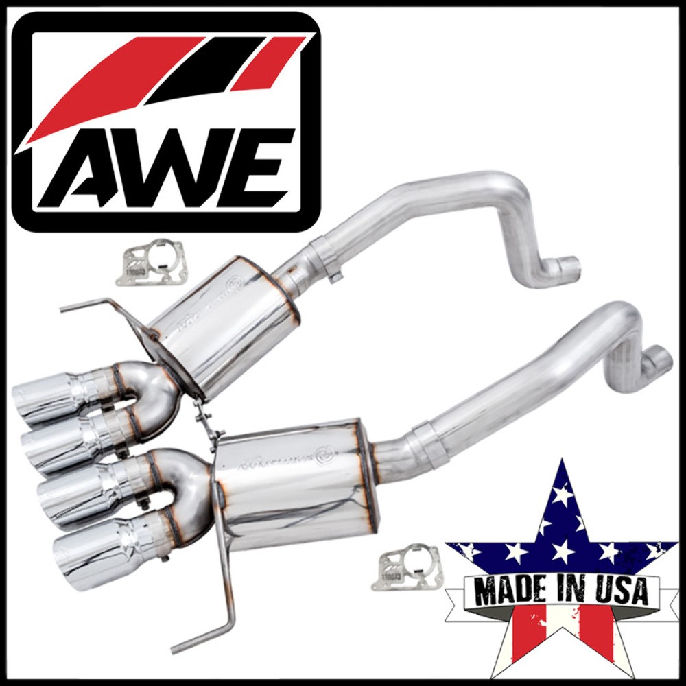 AWE Tuning Touring Axle-Back Exhaust System fit 2014-2019 Chevy Corvette C7 6.2L AWE Tuning Touring Axle-Back Exhaust System fit 2014-2019 Chevy Corvette C7 6.2L