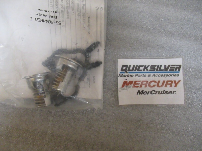 N24A Mercury Quicksilver 884429A2 Thermostat Kit OEM New Factory Boat Parts N24A Mercury Quicksilver 884429A2 Thermostat Kit OEM New Factory Boat Parts
