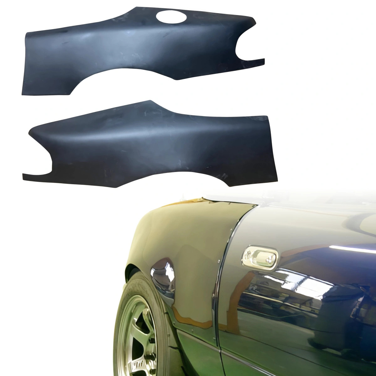VSaero FRP ARIO Wide Body Fenders (rear) 23mm (NA) for Miata Mazda 90-97 vsaero