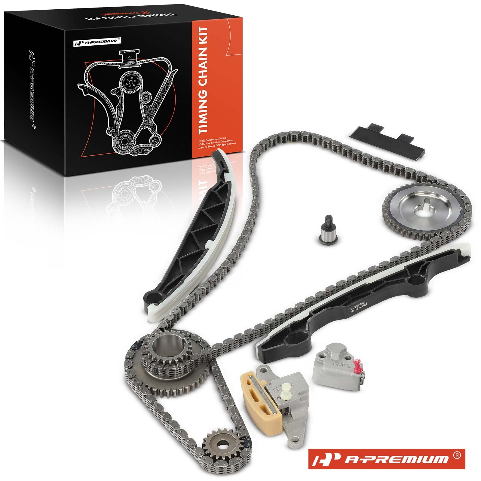 A-Premium 10x Timing Chain Kit for Nissan Altima Rogue 2010-2013 Rogue Select