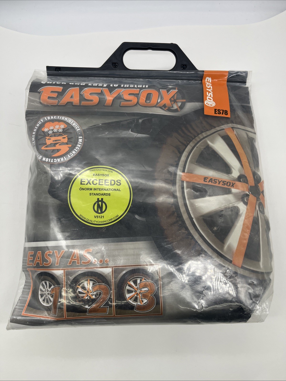 EASYSOX ES78 Light Truck/SUV Fabric Winter Traction Device, 1 Pair - Brand New EASYSOX ES78 Light Truck/SUV Fabric Winter Traction Device, 1 Pair - Brand New