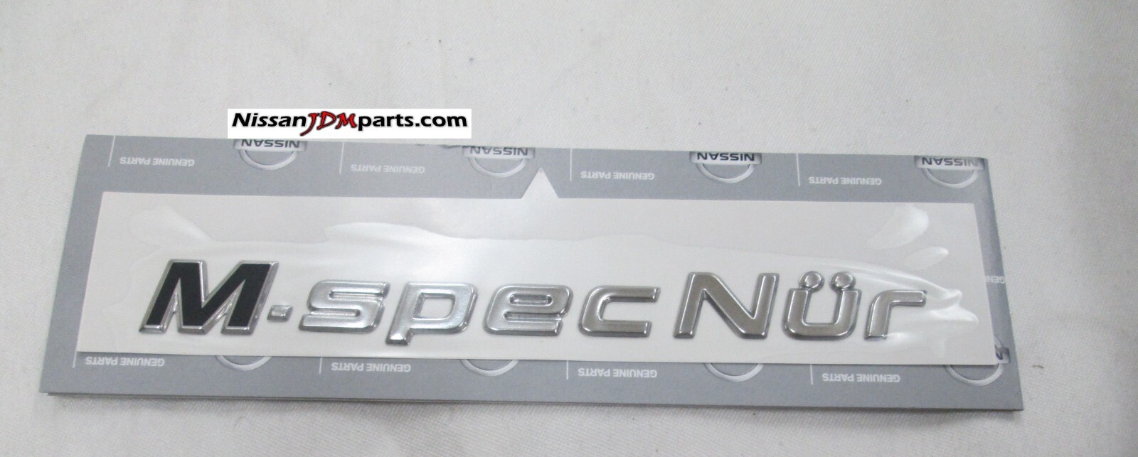 Genuine Nissan Skyline GTR R34 M-Spec Nur Trunk Emblem Decal Badge 84896-AB070 Genuine Nissan Skyline GTR R34 M-Spec Nur Trunk Emblem Decal Badge 84896-AB070