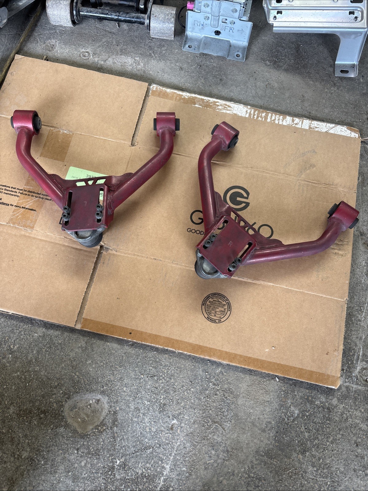 GSP GodSpeed Adjustable Front Upper Camber Control Arms FUCA Z34 370z V37 G37 GSP GodSpeed Adjustable Front Upper Camber Control Arms FUCA Z34 370z V37 G37