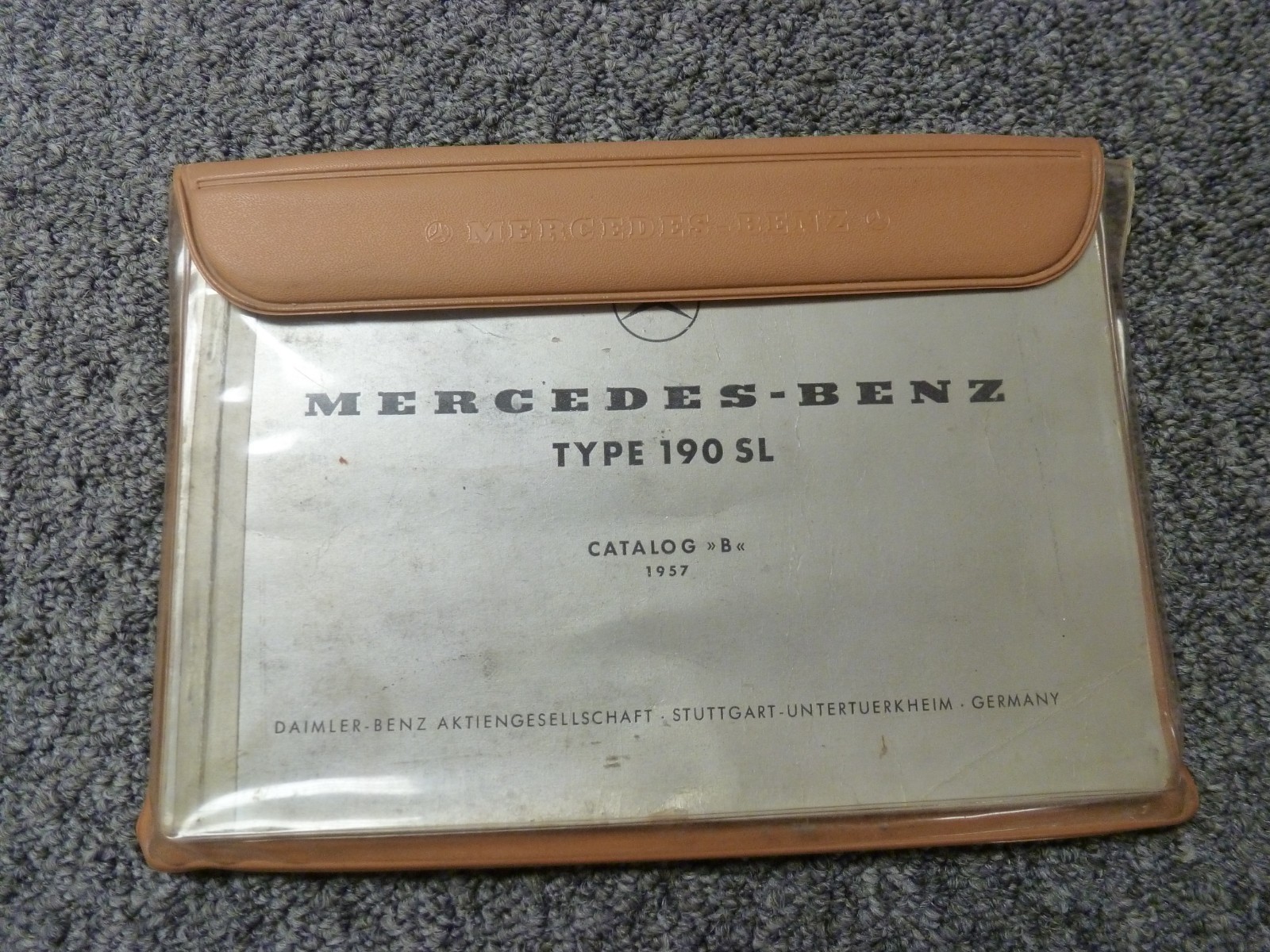1957-1960 Mercedes Benz 190SL Original Part Catalog Manual Convertible 1958 1959