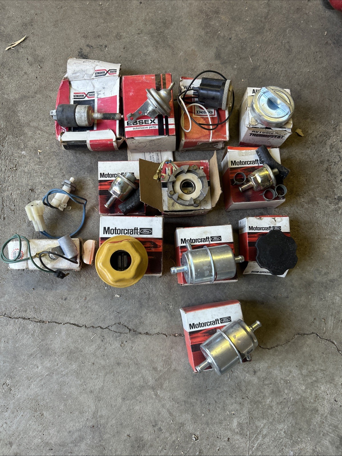 VINTAGE NOS AUTO PARTS LOT