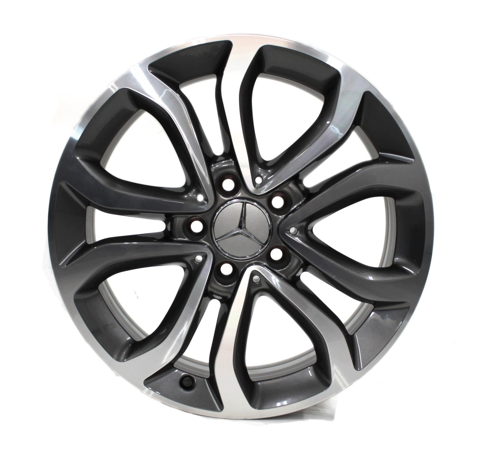 Mercedes Benz Machined Gray C-Class C200 C300 Wheel 17