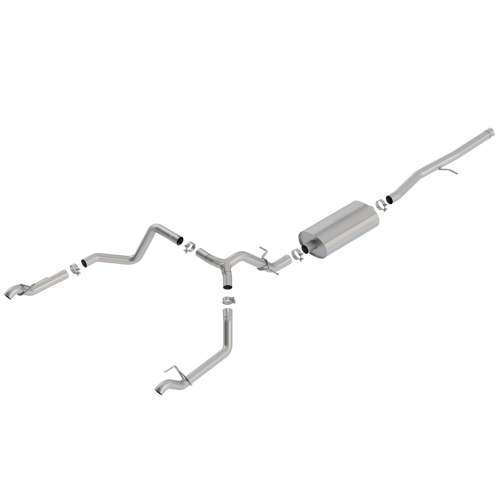Borla 140767 Touring Cat Back Exhaust for 2019-2025 Silverado Sierra 1500 5.3 V8