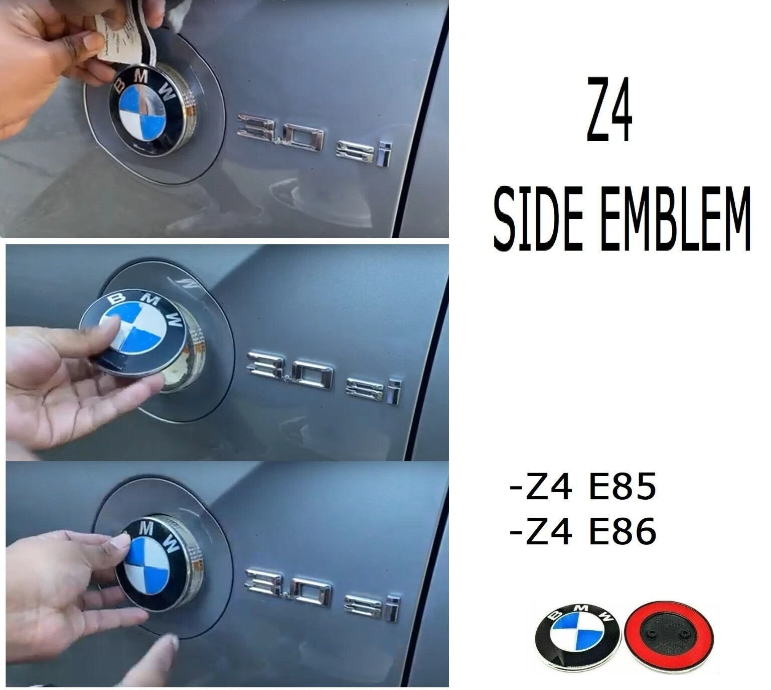 Z4 E86 BMW Rear and Side blinker Emblem type