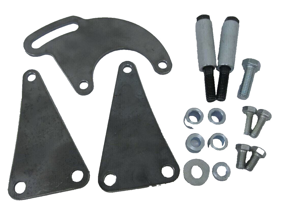 Steel Big Block Chevy Saginaw Power Steering Pump Bracket BBC LWP GM 396 454 502 Steel Big Block Chevy Saginaw Power Steering Pump Bracket BBC LWP GM 396 454 502