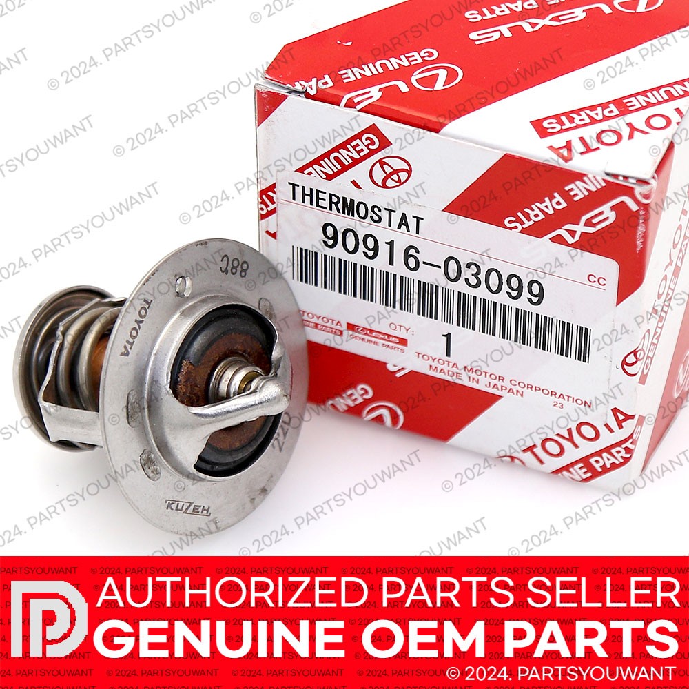 GENUINE Toyota OEM Engine Coolant Thermostat 90916-03099 / 9091603099 NEW