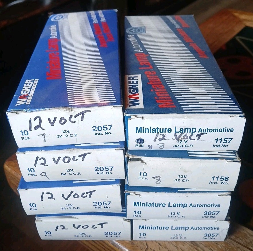 Wagner USA 72 Bulb Lot 1156 1157 2057 3057 Wagner USA 72 Bulb Lot 1156 1157 2057 3057