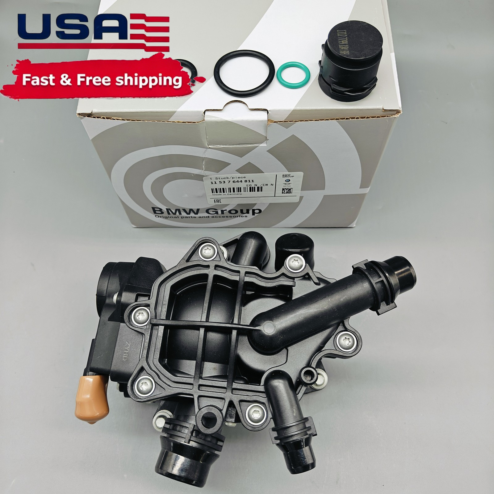 11537644811 Petrol Engine Thermostat Heat Manage Module For BMW  NEW