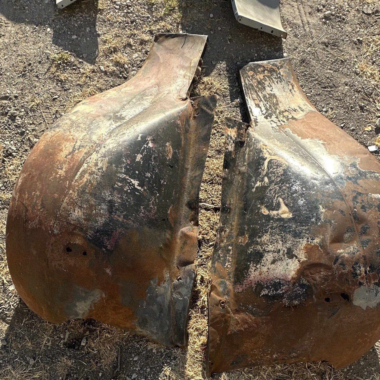  Model A Fenders Front Used need Work  Model A Fenders Front Used need Work
