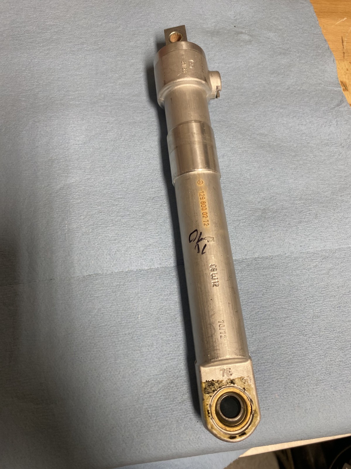 REBUILT 90-02 Mercedes R129 SL Hydraulic Top Main Lift Cylinder 1298000272