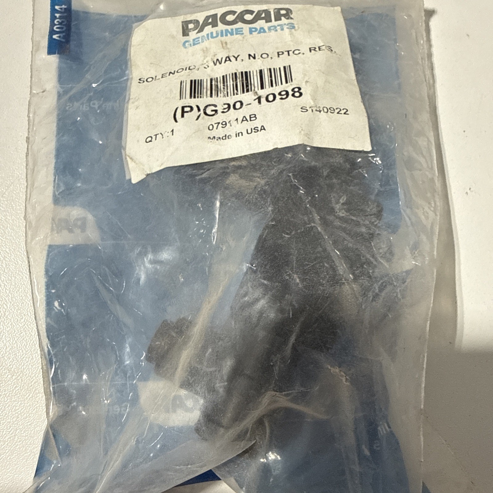 Paccar Kenworth Peterbilt G90-1098 5030-511A Solenoid 3-Way (GENUINE OEM) *NEW*