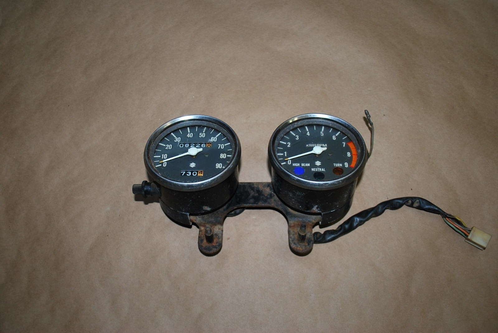 SUZUKI SP370, SP400, SP500 GAUGES TACHOMETER SPEEDOMETER WORK SUZUKI SP370, SP400, SP500 GAUGES TACHOMETER SPEEDOMETER WORK