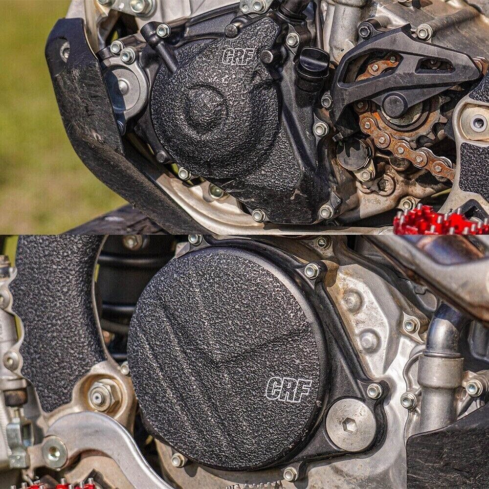 2017-2024 Honda CRF450 Black Engine Cover Guard Pack Grip Tape CRF 450 CRF450R