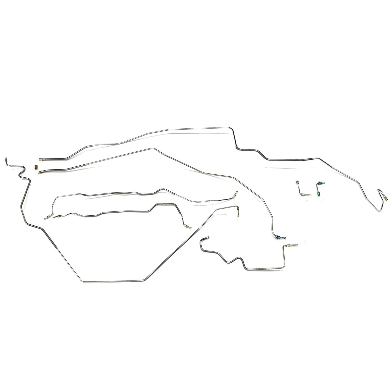 The Stop Shop P1967G Complete Brake Line Kit, 67 Firebird