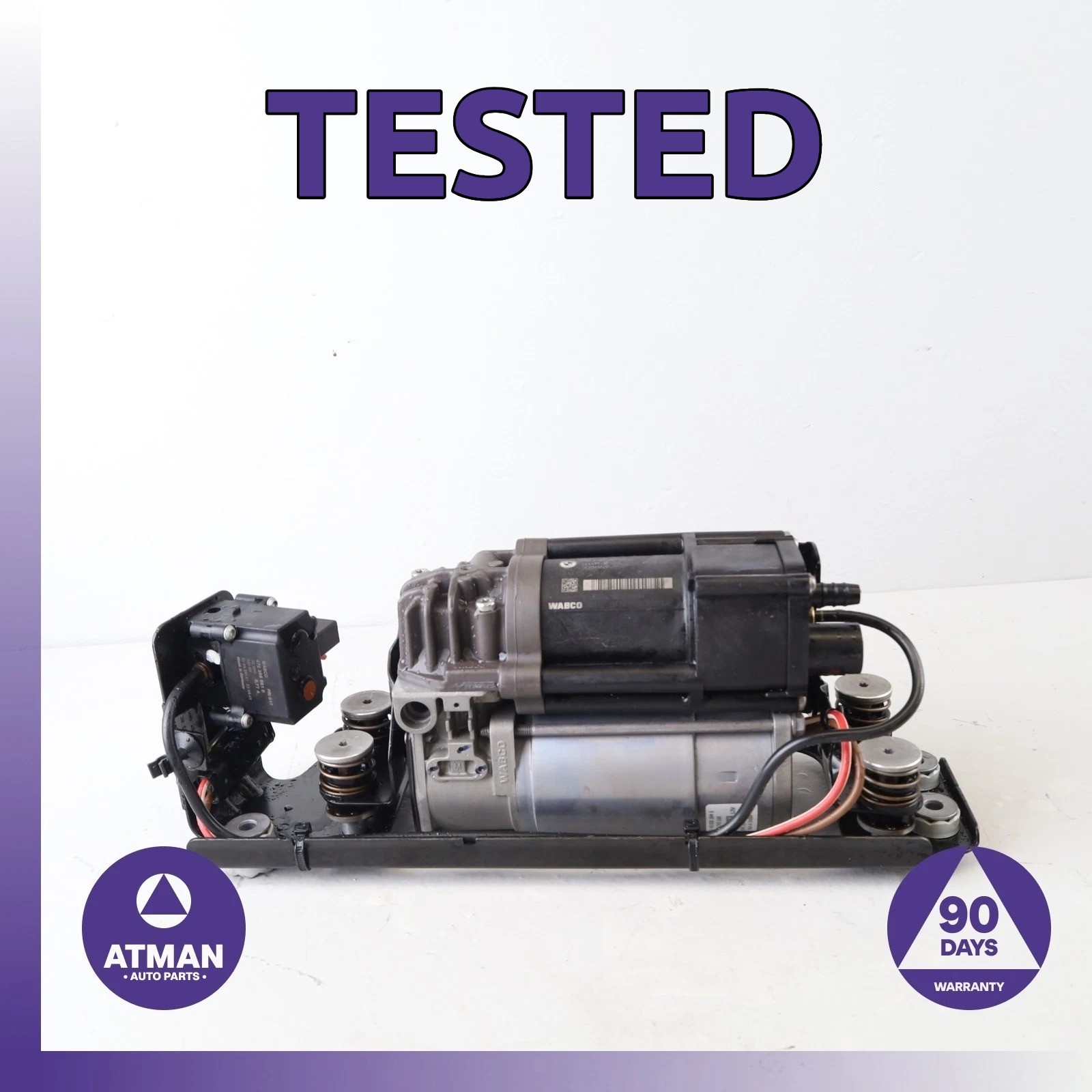 09-17 BMW F02 750i 535i 550i GT Airmatic Air Suspension Compressor Pump OEM