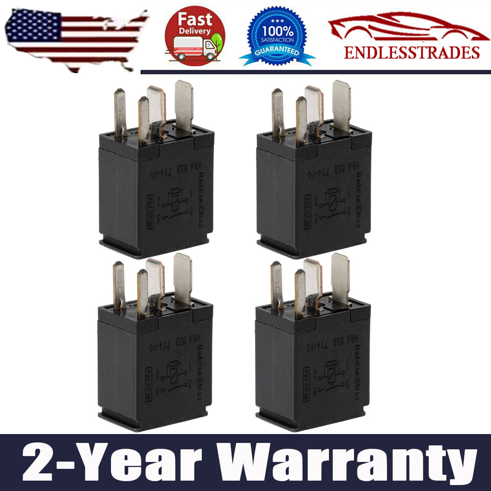 4PCS REALY 4-Pin 8T2T-14B192-AA 8T2T14B192AA For Ford F150 F-250