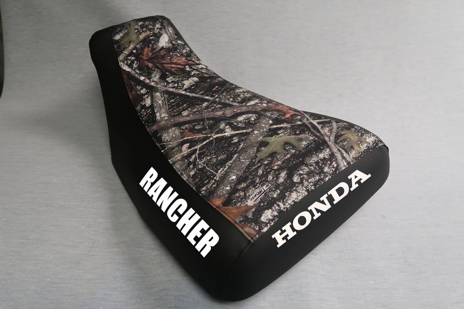 Honda Rancher 350 Seat Cover Fits 2001 To 2006 Camo Top Logo Seat Cover