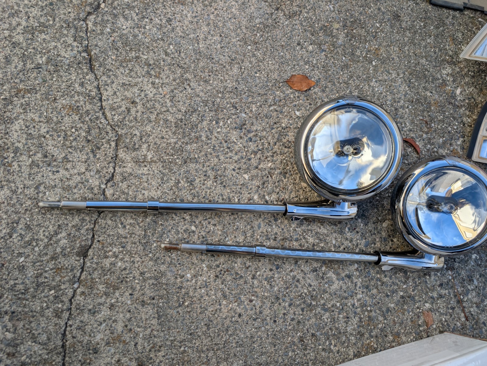 Pair Vintage OEM Unity Model H-1 Mopar 5” Car Truck Spotlight Dodge Plymouth 