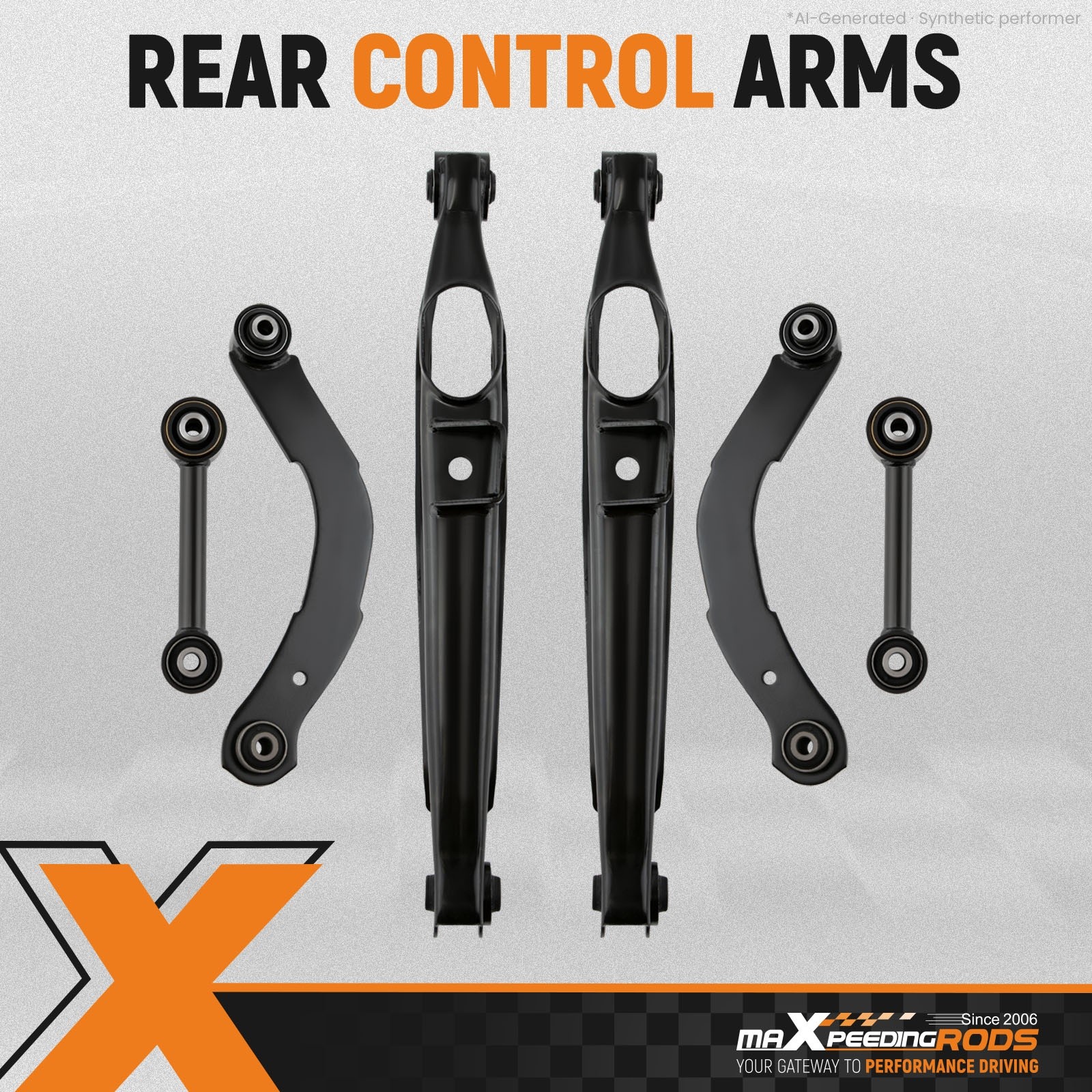 Rear Upper Lower Control Arms Lateral Arm for Jeep Compass Patriot Dodge Caliber