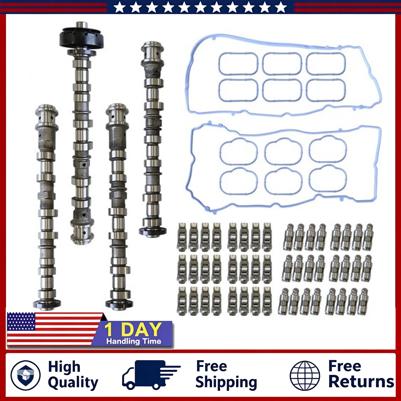 Camshafts Rockers Lifters Kit For Chrysler 200 300 Dodge Ram 3.6L Pentastar NEW