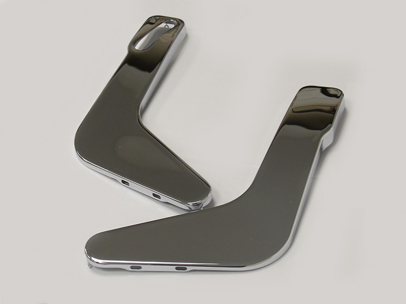 1 set of chrome covers for Mercedes 280SL W113 passenger seat