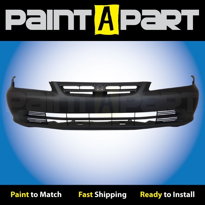 Fits: 2001 2002 Honda Accord Sedan Front Bumper Painted G508P Noble Green Pearl